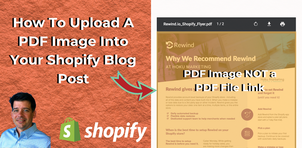 Post From Shopify How To Upload A PDF IMAGE To A Shopify Blog Post