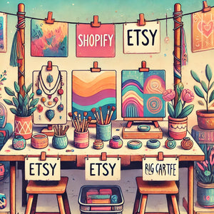 Comparing E-Commerce Platforms for Handmade and Art Products